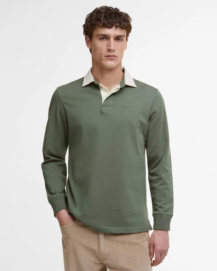 BARBOUR HOWTOWN RUGBY SHIRT - THYME