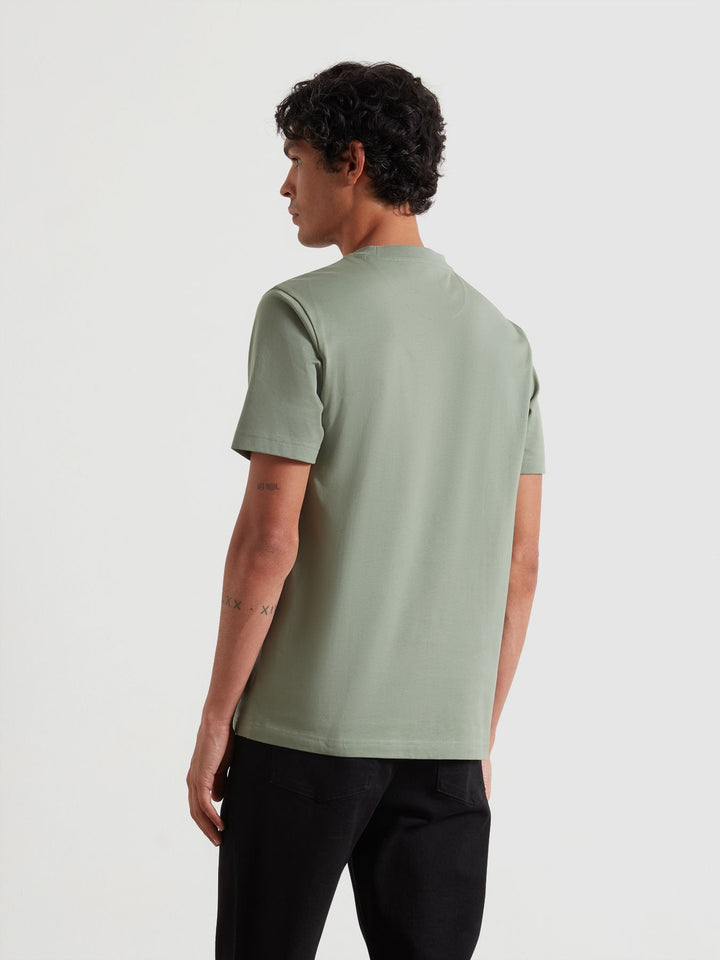 FARAH DANNY REG SS TEE - TARRAGON GREEN