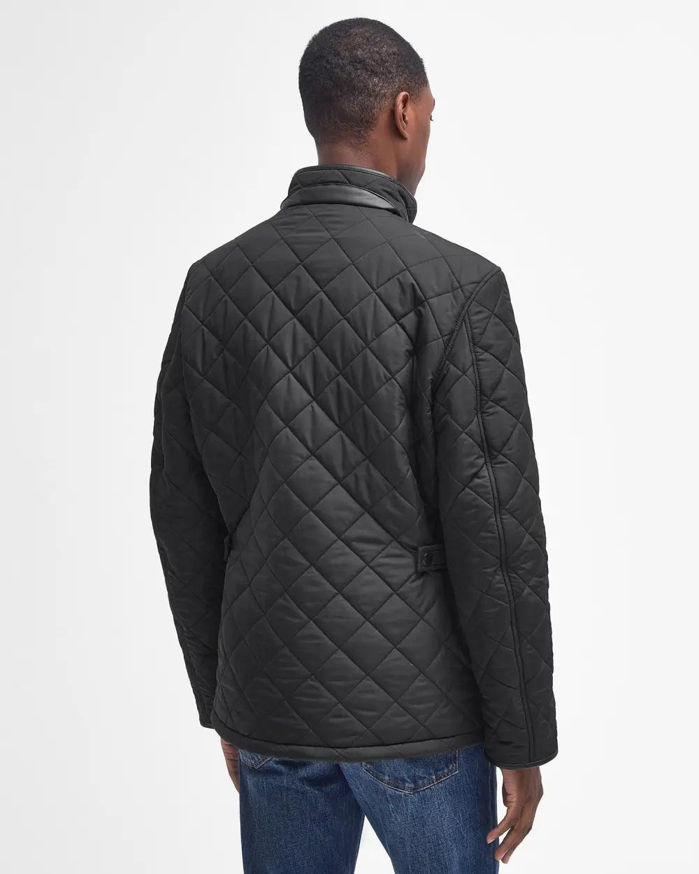 BARBOUR POWELL QUILT - BLACK