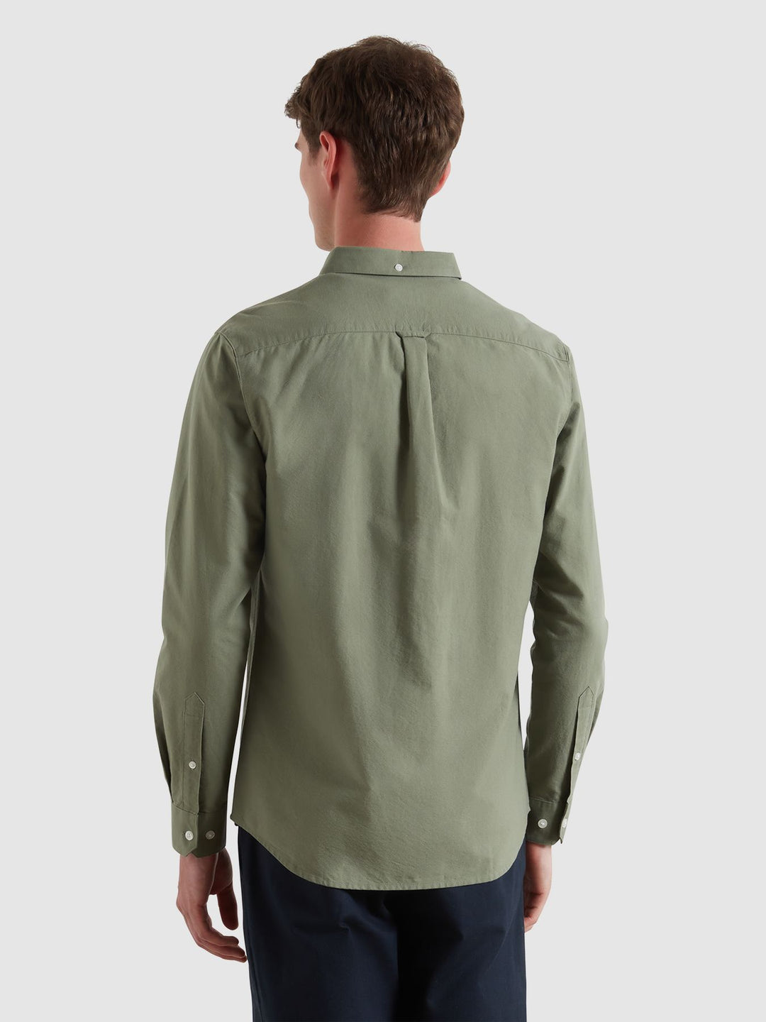FARAH BREWER LS BD - TARRAGON GREEN