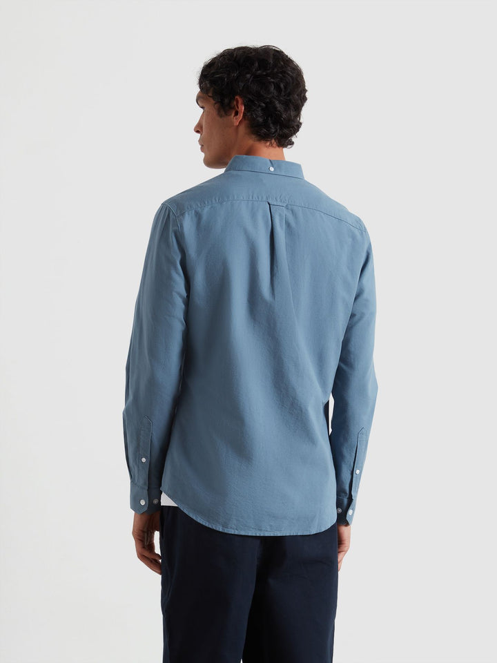 FARAH BREWER LS BD - CHALK BLUE
