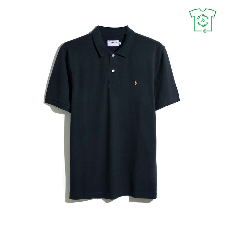 FARAH CUNNINGHAM SS POLO - TRUE NAVY