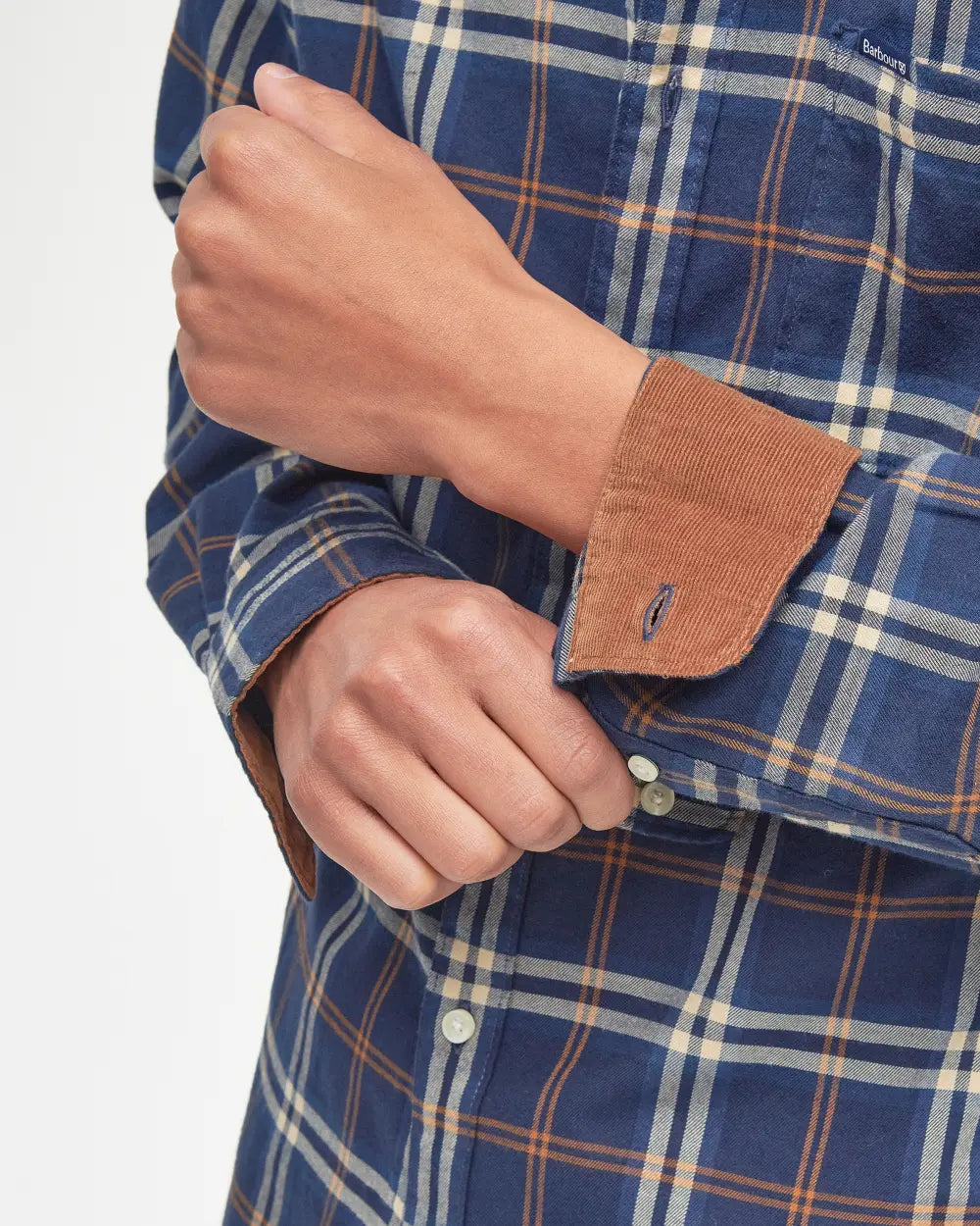 BARBOUR CROSSFELL CHECKED SHIRT - BLUE