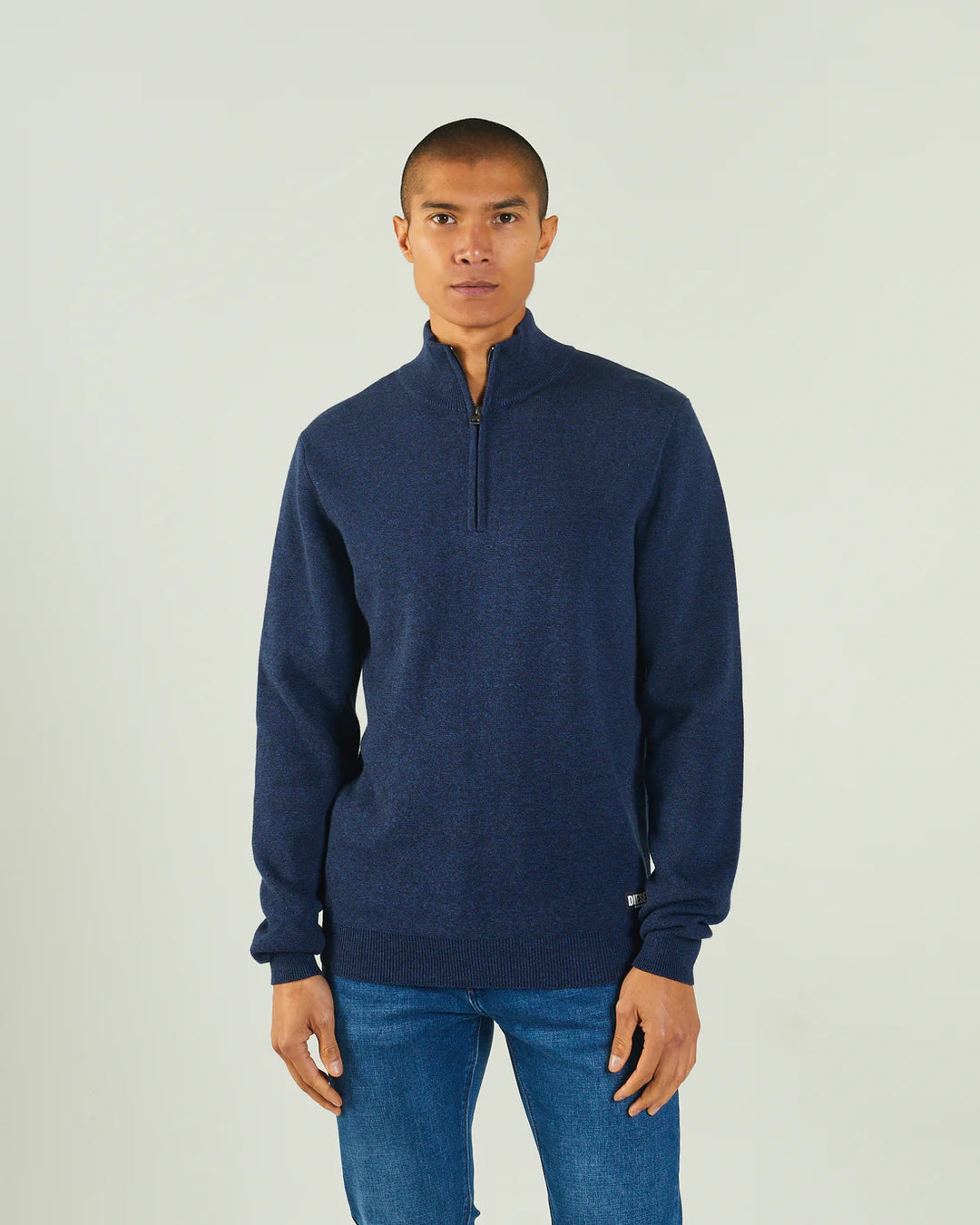 DIESEL COLTER HALF ZIP - SPACE BLUE MARL