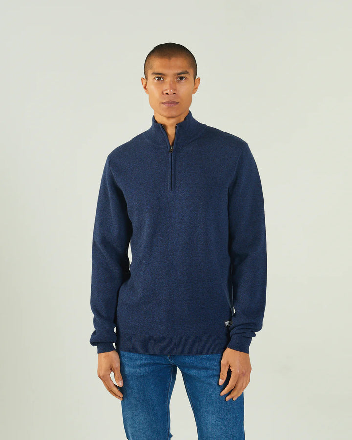 DIESEL COLTER HALF ZIP - SPACE BLUE MARL
