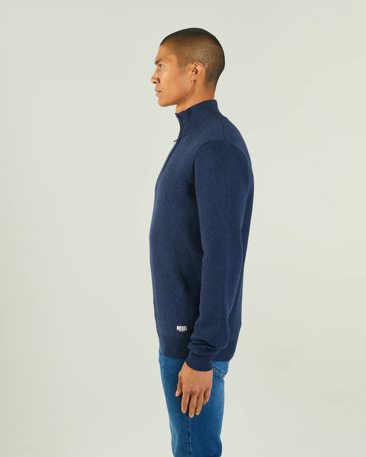 DIESEL COLTER HALF ZIP - SPACE BLUE MARL