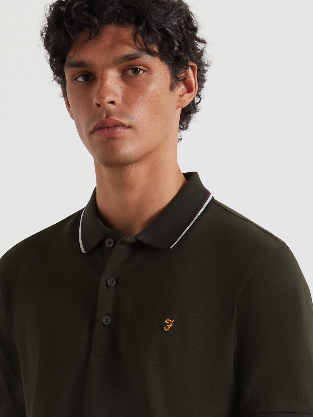 FARAH ELTON SS POLO - EVERGREEN