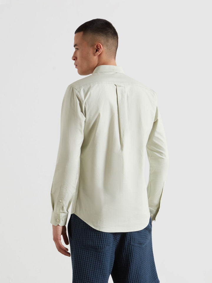 FARAH BREWER LS BD - SOFT GREEN
