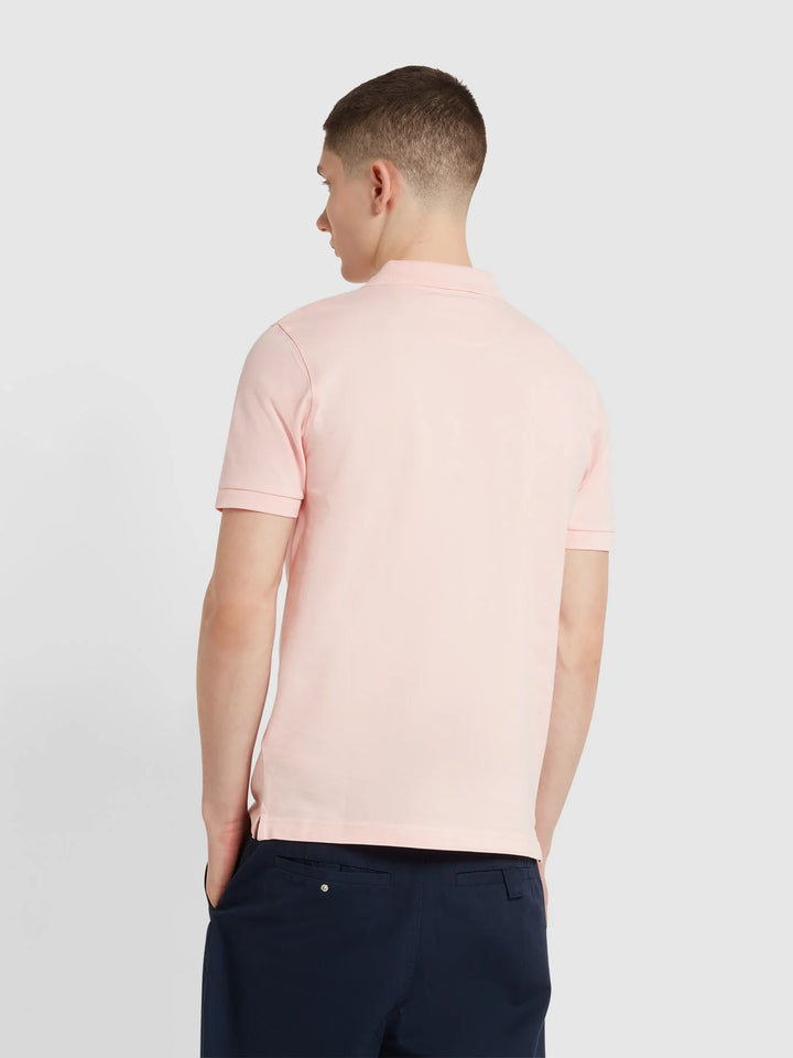 FARAH BLANES SS POLO - POWDER PINK