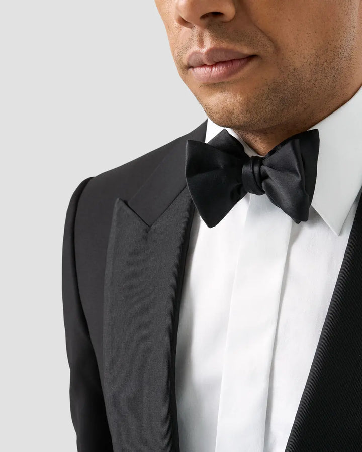 ETON WOVEN READY TIED BOW - BLACK