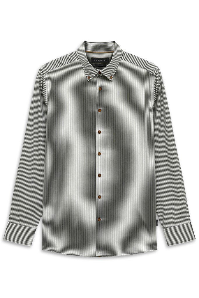 BUGATTI 28507F LS SHIRT-180 GREEN