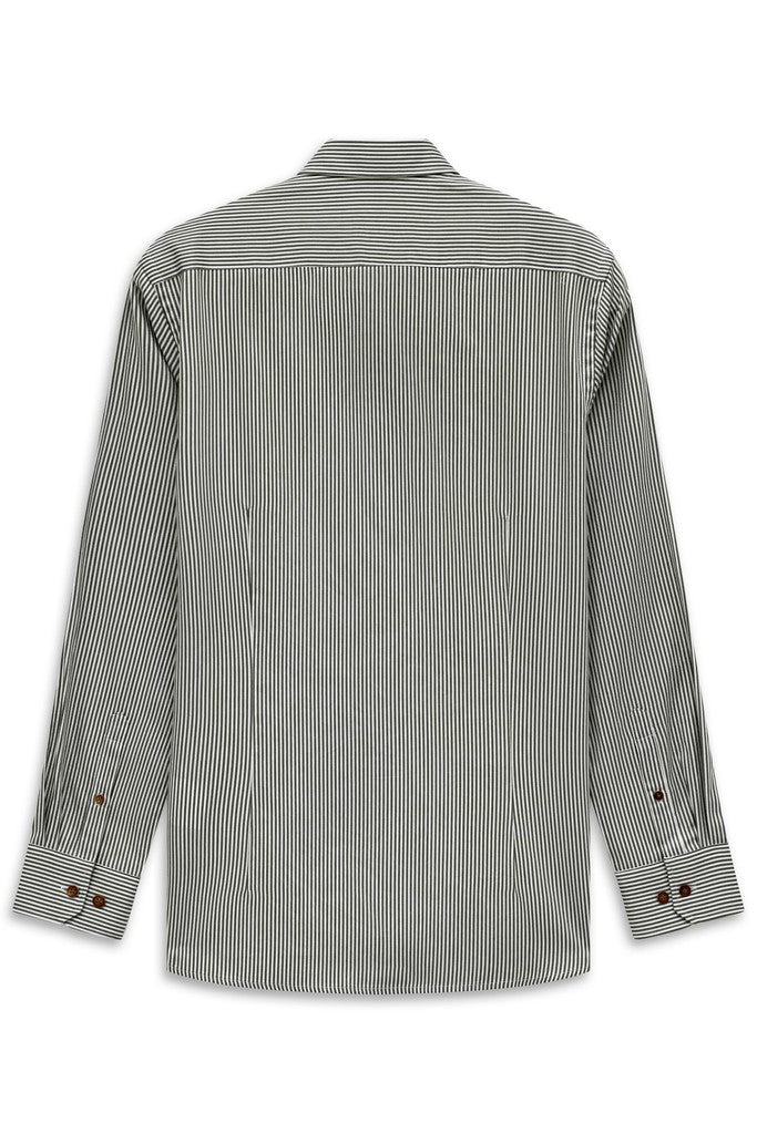 BUGATTI 28507F LS SHIRT-180 GREEN