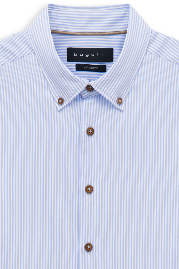 BUGATTI 28507F SHIRT 320-BLUE