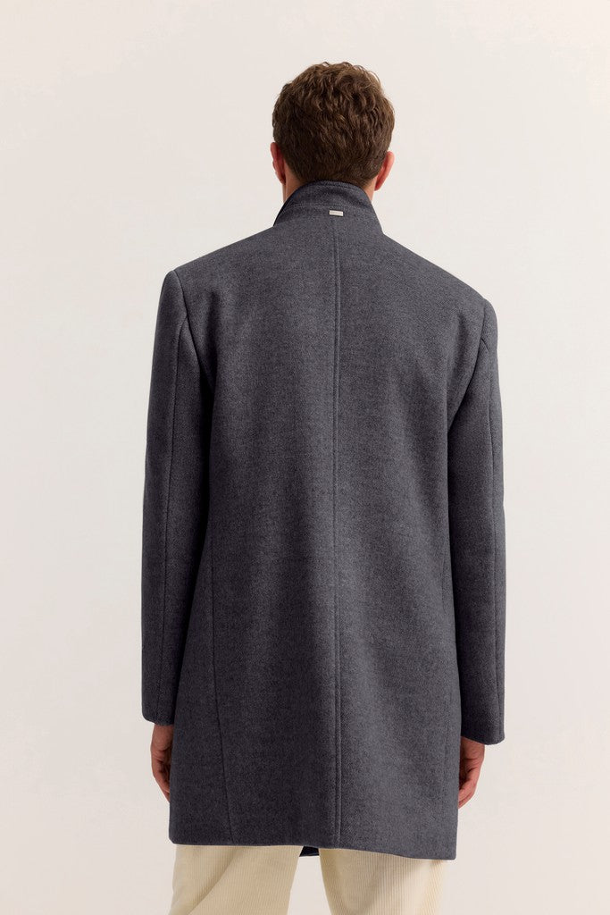 BUGATTI 24201 WOOL COAT 390-NAVY