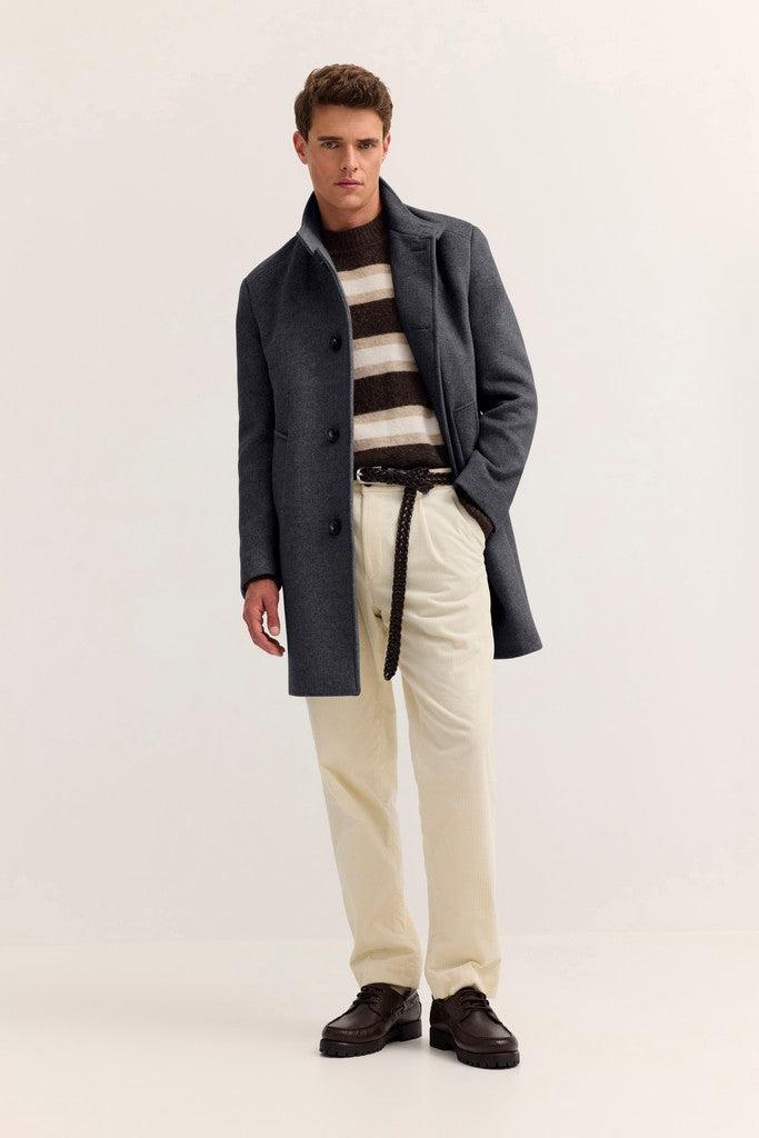 BUGATTI 24201 WOOL COAT 390-NAVY