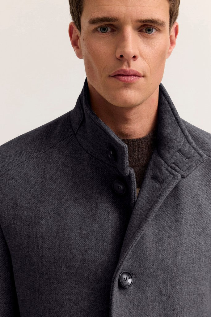 BUGATTI 24201 WOOL COAT 390-NAVY