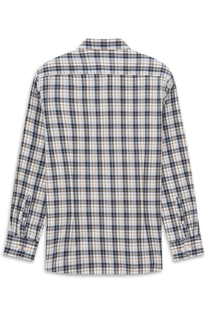 BUGATTI 28404F LS SHIRT - 60 TAUPE
