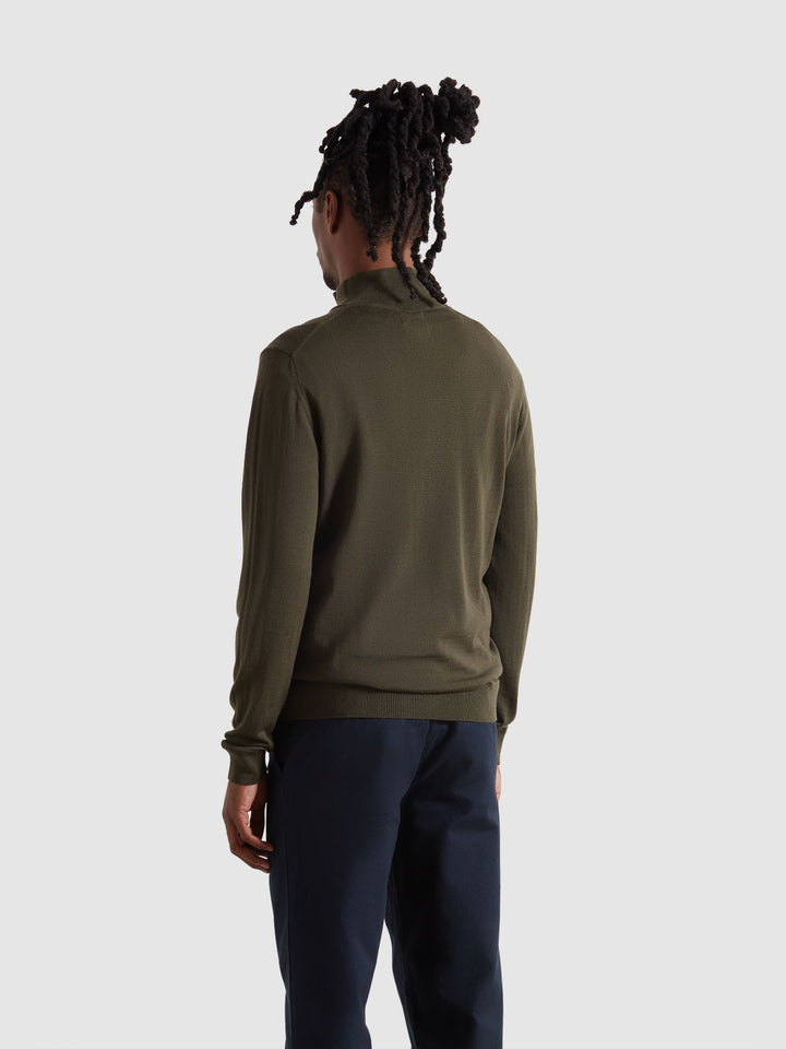 FARAH REDCHURCH MERINO WOOL - EVERGREEN