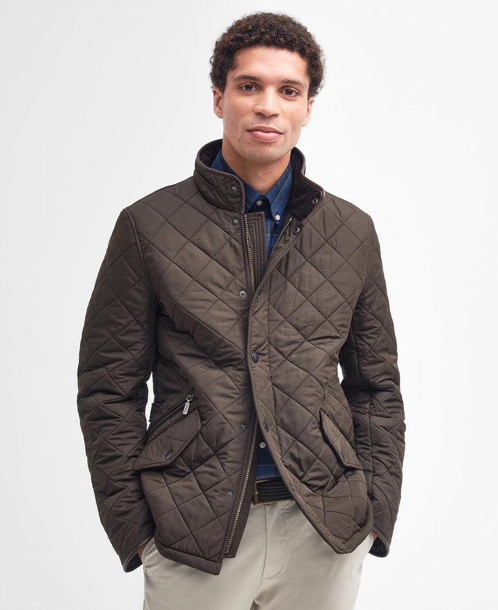 BARBOUR POWELL QUILT - OLIVE