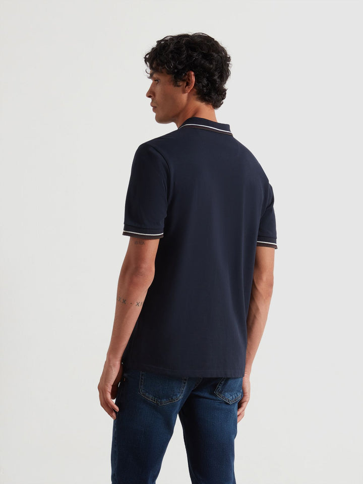 FARAH ELTON SS POLO - NAVY