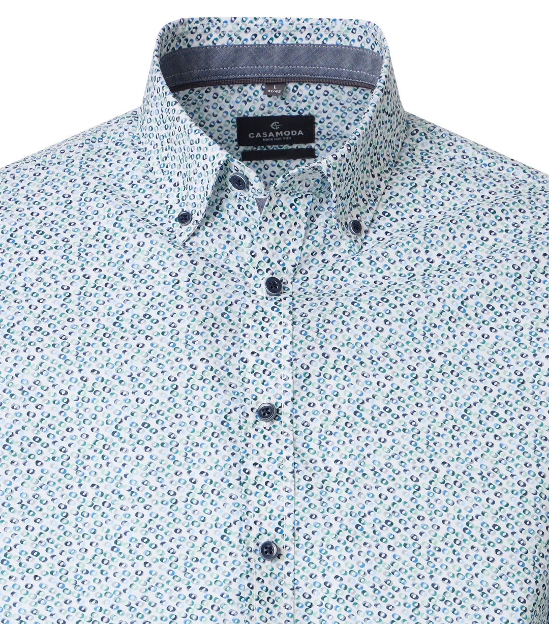 CASA MODA LS CF SHIRT - 150 PETROL