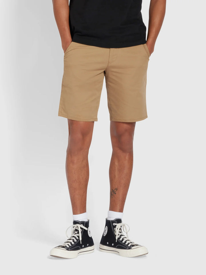 FARAH HAWK CHINO SHORT - BEIGE