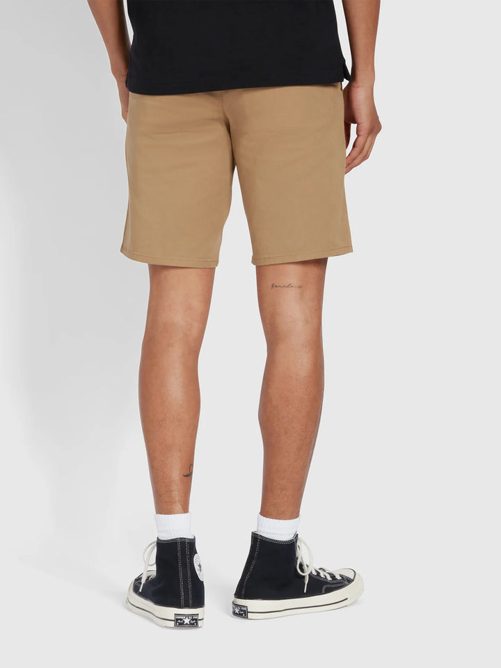 FARAH HAWK CHINO SHORT - BEIGE