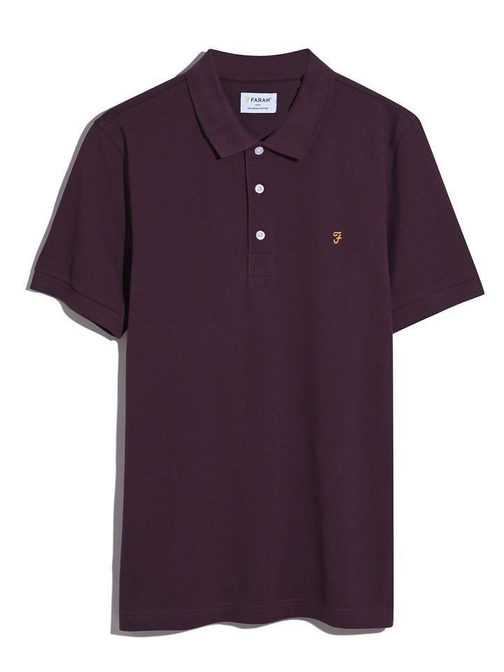 FARAH BLANES SS POLO - BORDEAUX