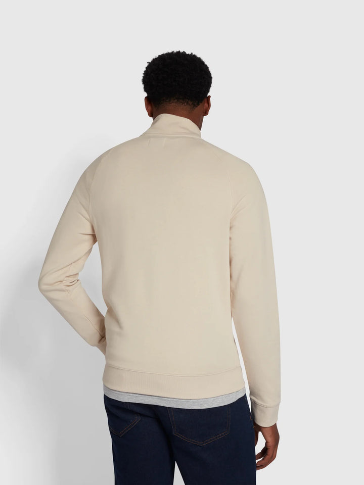 FARAH JIM 1/4 ZIP - FOG