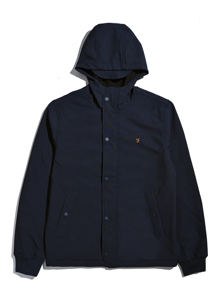 FARAH BRYDON SOFTSHELL JACKET - NAVY