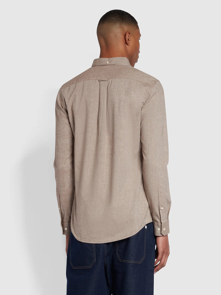 FARAH STEEN LS BD - GOLDEN BROWN