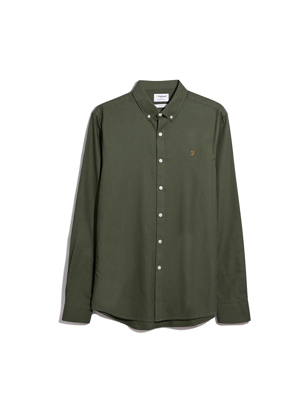FARAH BREWER LS SHIRT - ROSEMARY