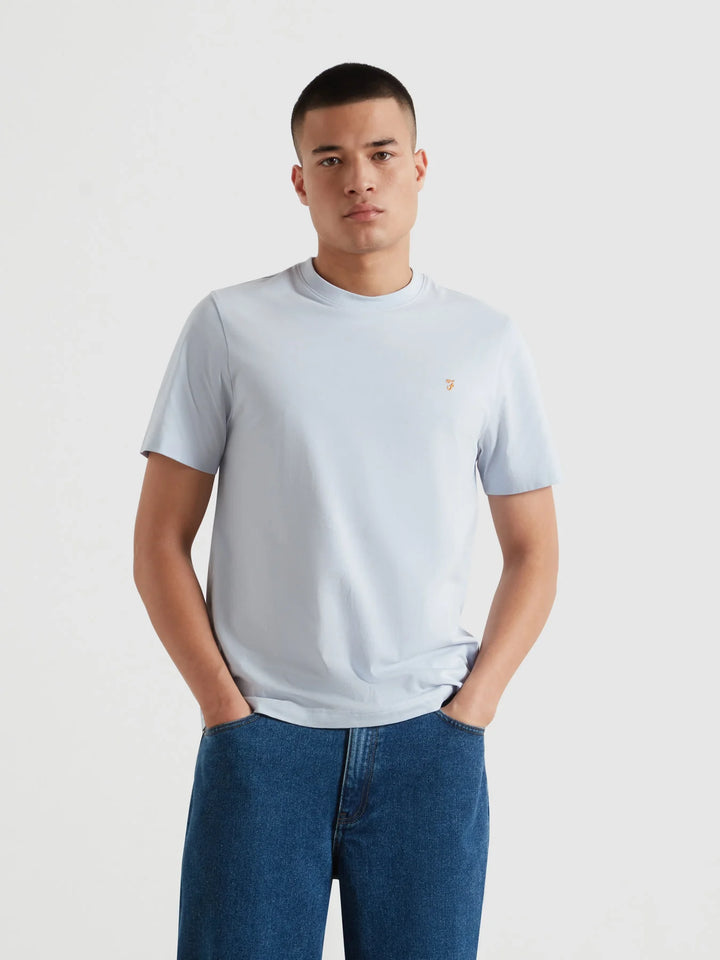 FARAH DANNY SS TEE - BLUE NICKLE