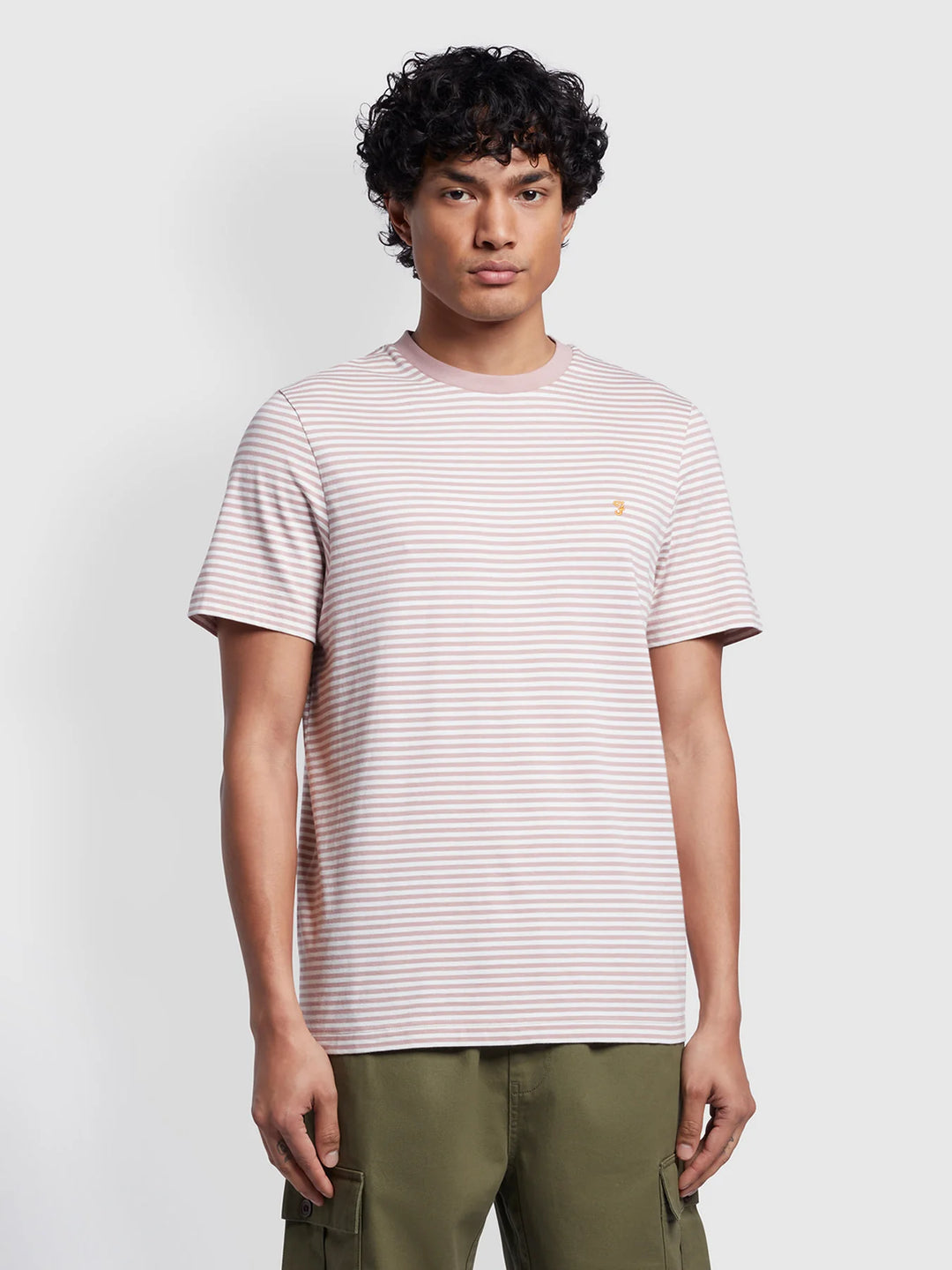FARAH DAYTONA SS TEE - DARK PINK