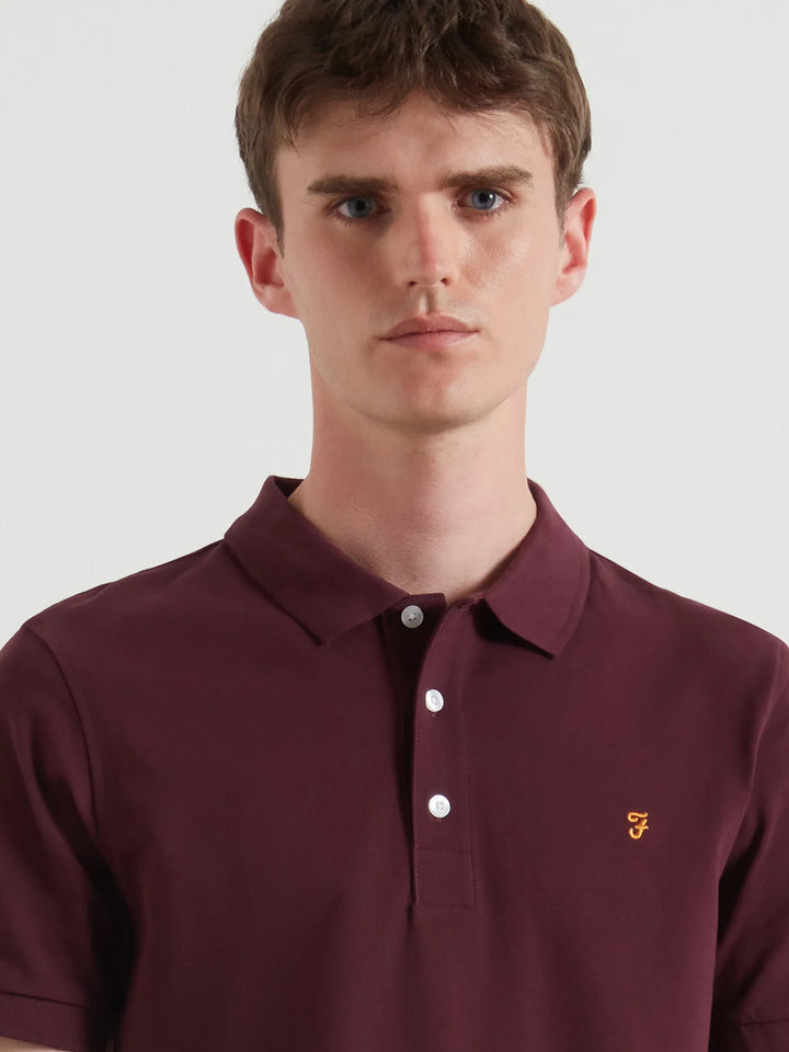 FARAH BLANES SS POLO - BORDEAUX