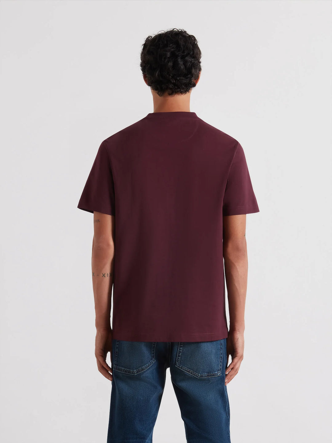 FARAH DANY REG SS TEE - BORDEAUX