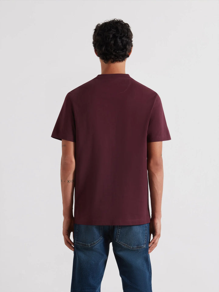 FARAH DANY REG SS TEE - BORDEAUX