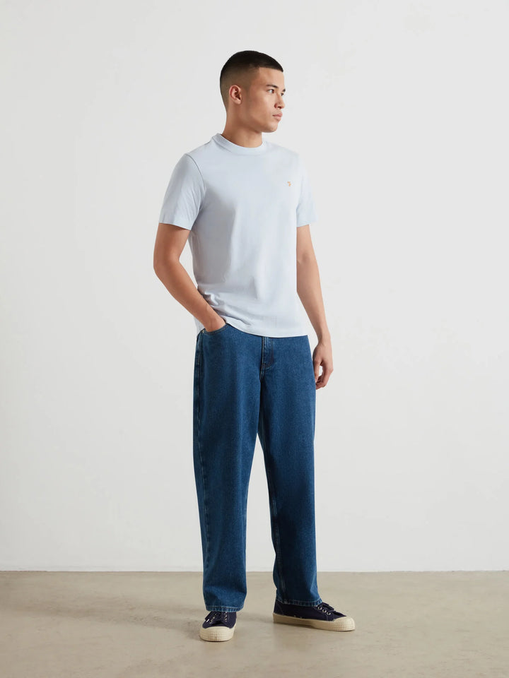 FARAH DANNY SS TEE - BLUE NICKLE