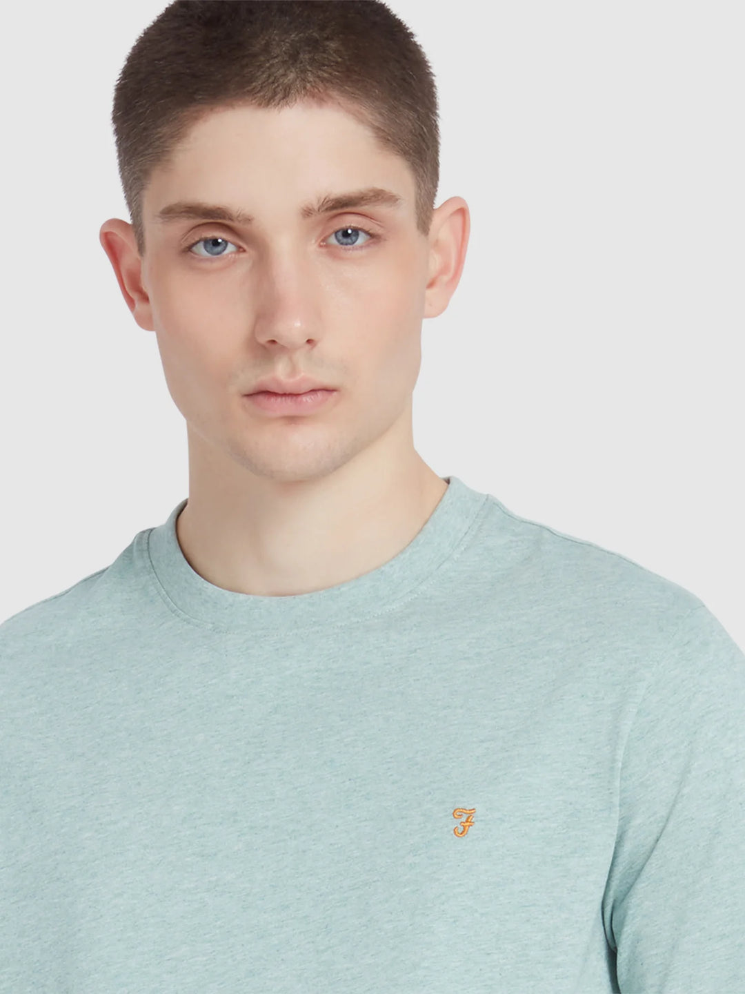 FARAH DANNY REG SS TEE - GROVE GREEN