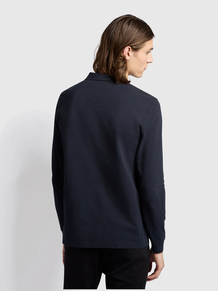 FARAH BLANES LS POLO - NAVY