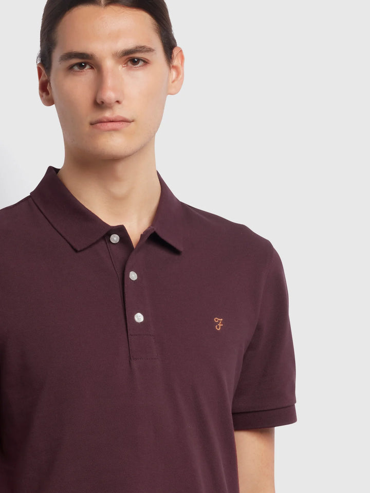 FARAH BLANES SS POLO - FARAH RED