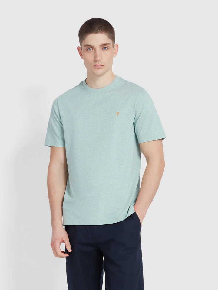 FARAH DANNY REG SS TEE - GROVE GREEN