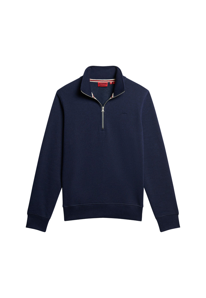 SUPERDRY ESS HALF ZIP SWEAT - NAVY