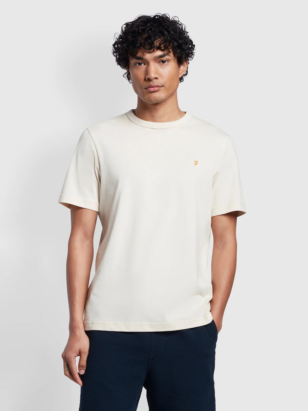 FARAH DANNY SS TEE - FOG