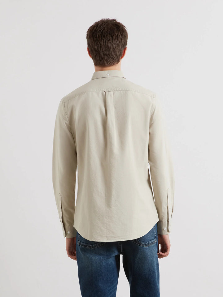 FARAH BREWER LS BD - WHITE SMOKE