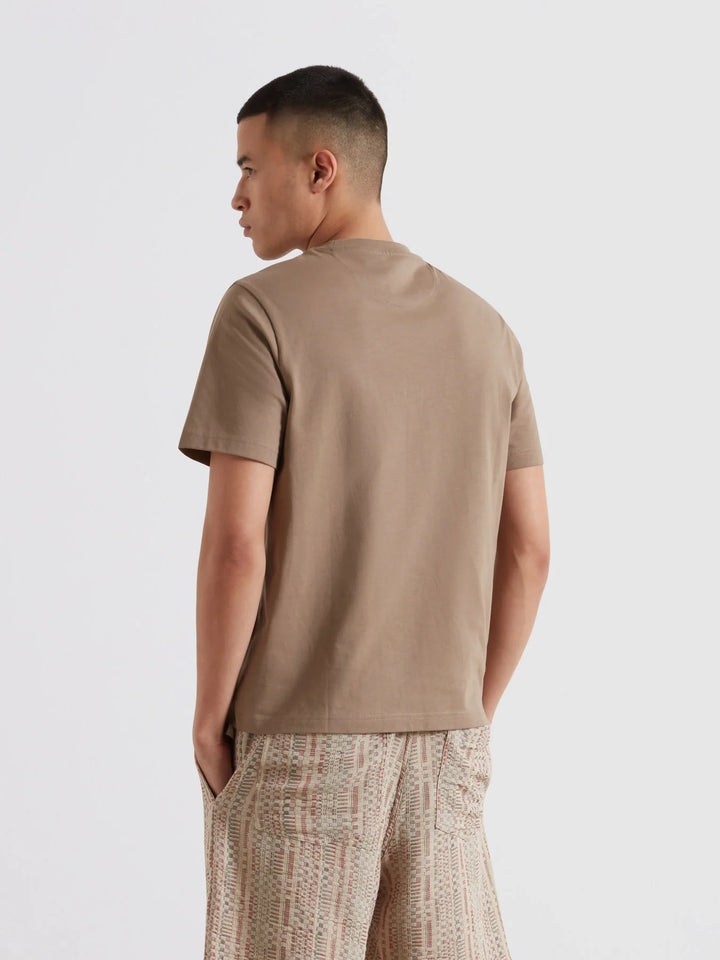 FARAH DANNY SS TEE - STONE GREY