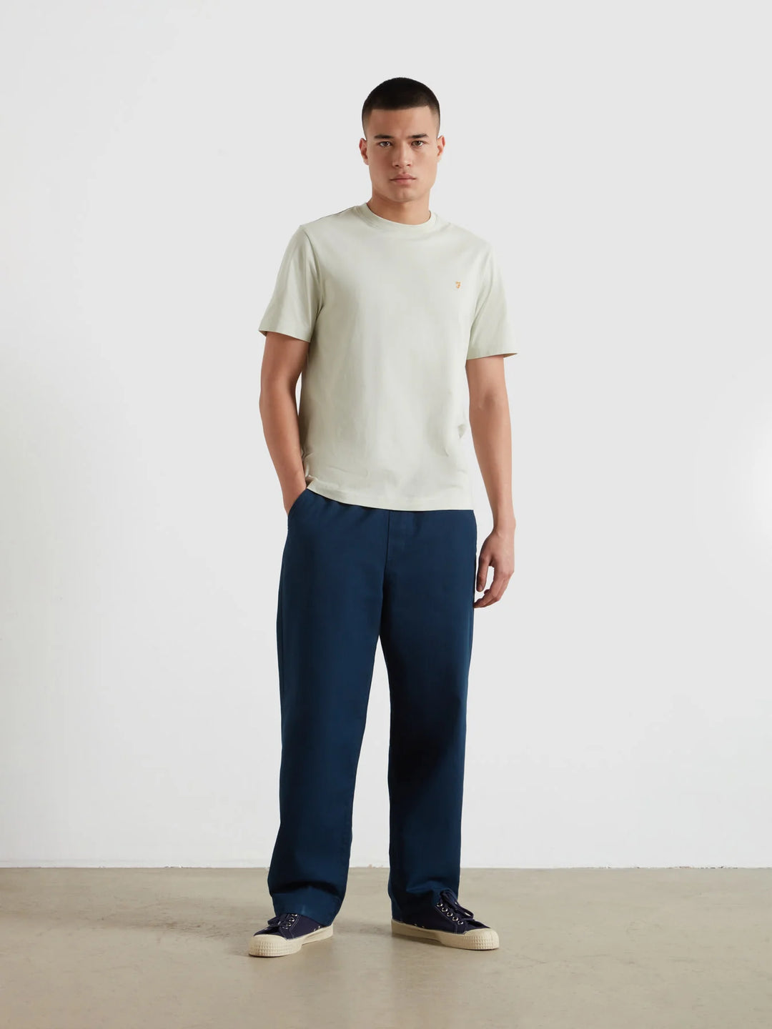 FARAH DANNY SS TEE - SOFT GREEN
