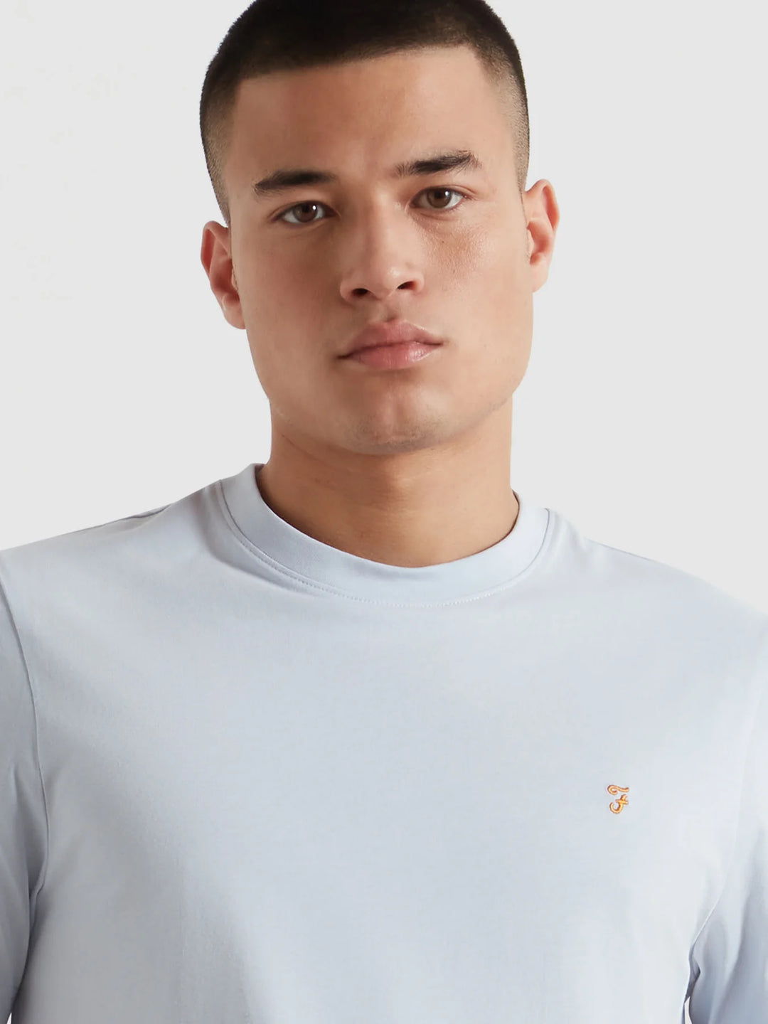 FARAH DANNY SS TEE - BLUE NICKLE