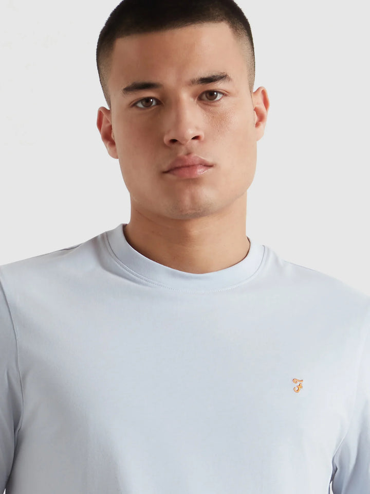 FARAH DANNY SS TEE - BLUE NICKLE