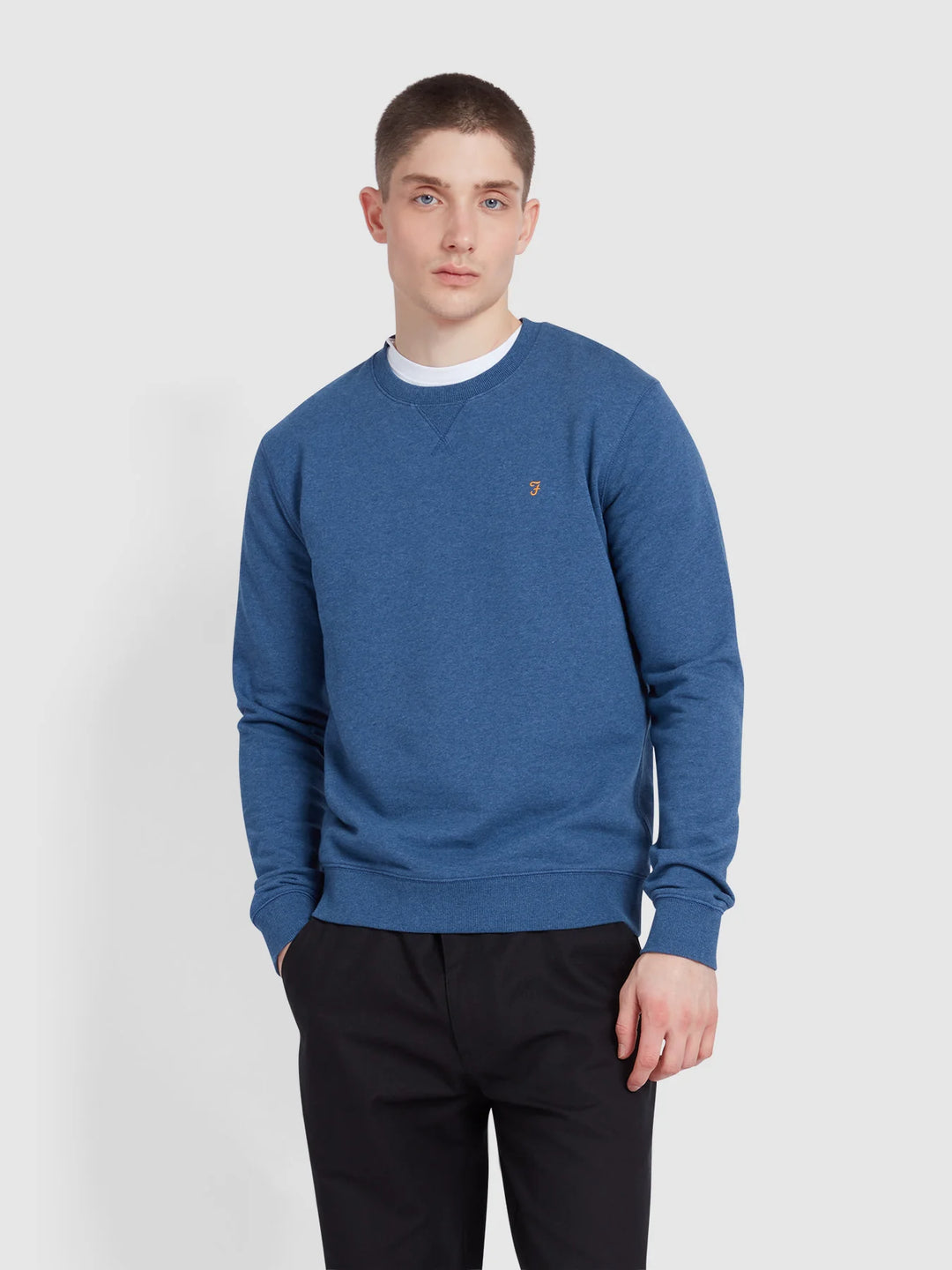 FARAH TIM NEW CREW - COLD METAL MARL